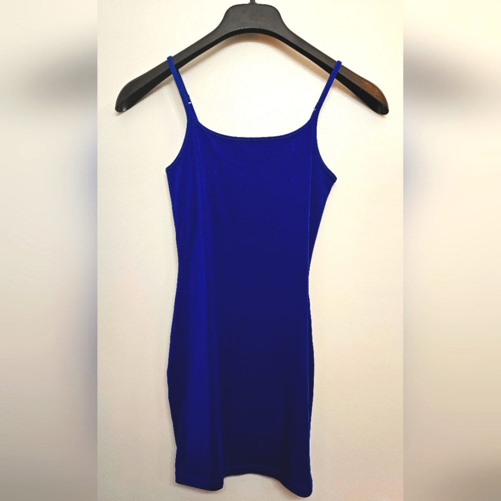 Express cami dress, XS blue